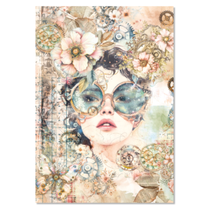 Alternative view of Ciao Bella Lost in Time A4 Rice Paper 4/pk