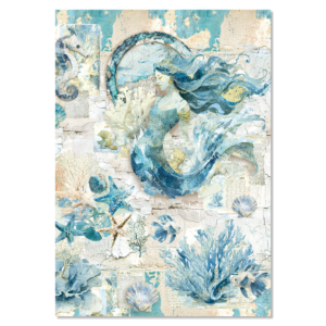 Alternative view of Ciao Bella Edge of the Ocean A4 Rice Paper 4/pk