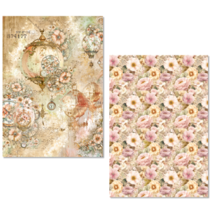 Alternative view of Ciao Bella Lost in Time Rice Paper A5 MIXED 8/Pkg