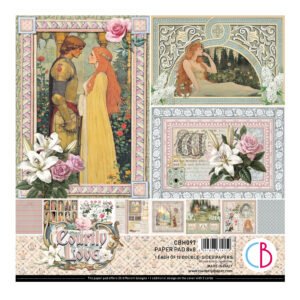 Ciao Bella Courtly Love Pad 8"x8" 12/Pkg