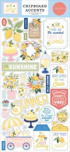 Echo Park Lemonade 6x13 Chipboard Accents