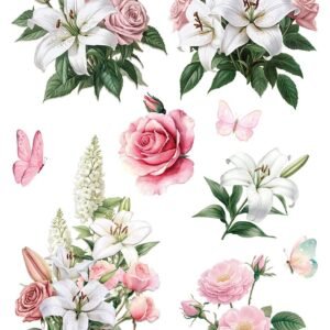 Ciao Bella Garden Whispers A4 Rice Paper Single Sheet