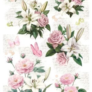 Ciao Bella Dreaming Words A4 Rice Paper Single Sheet