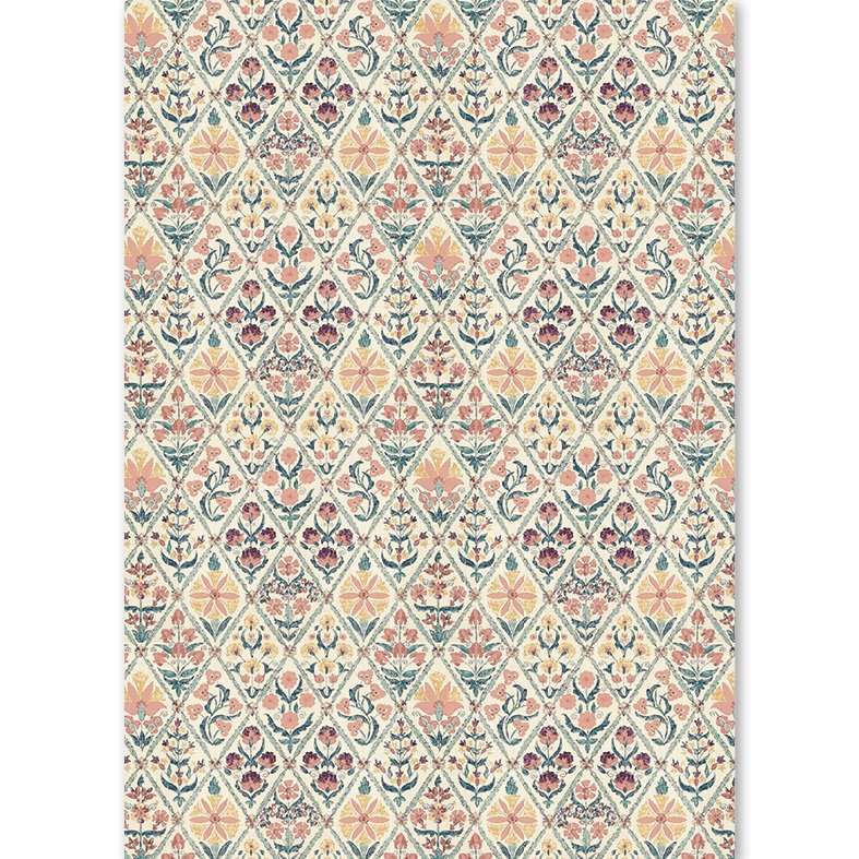 Ciao Bella Courtly Love Rice Paper A5 MIXED 8/Pkg - Image 3