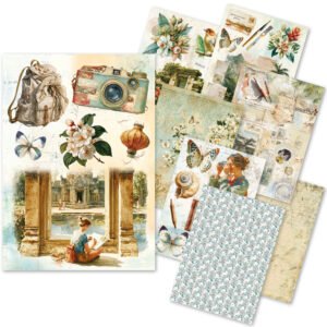 Ciao Bella Asia Diary Rice Paper A5 MIXED 8/Pkg