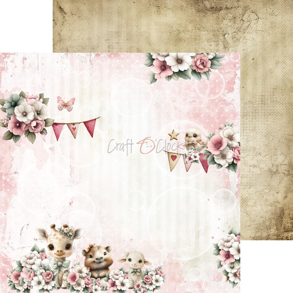 Baby Girl Universe 8x8 Mixed Set Papers - Image 8