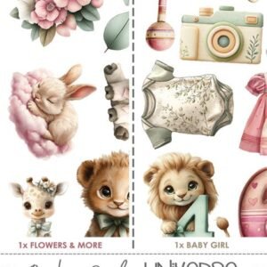 Baby Girl Universe Extras Set 3 Mixed