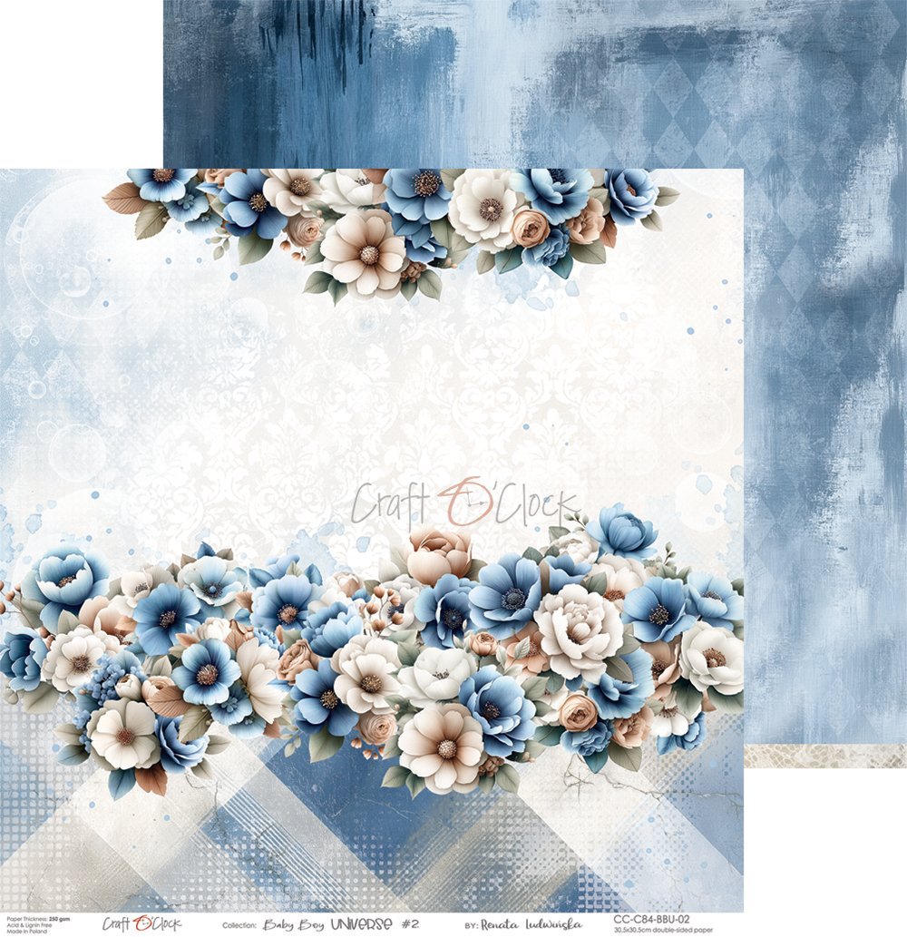 Baby Boy Universe 12x12 Main Papers - Image 3