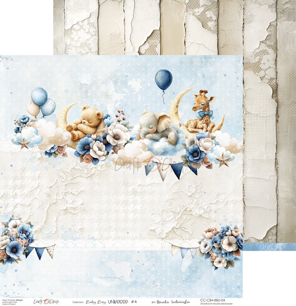 Baby Boy Universe 12x12 Main Papers - Image 5