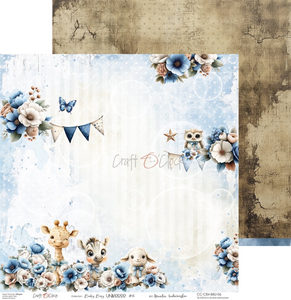 Baby Boy Universe 12x12 Main Papers - Image 7