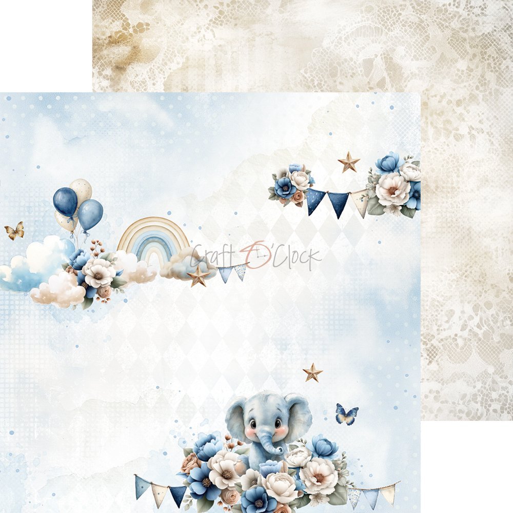 Baby Boy Universe 8x8 Mixed Set Papers - Image 3