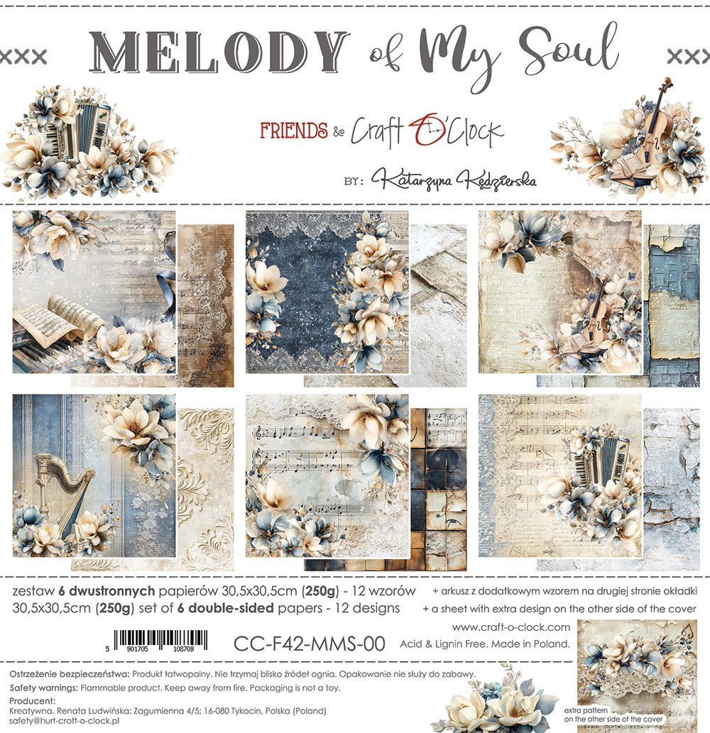 Melody of my Soul 12x12 Main Papers