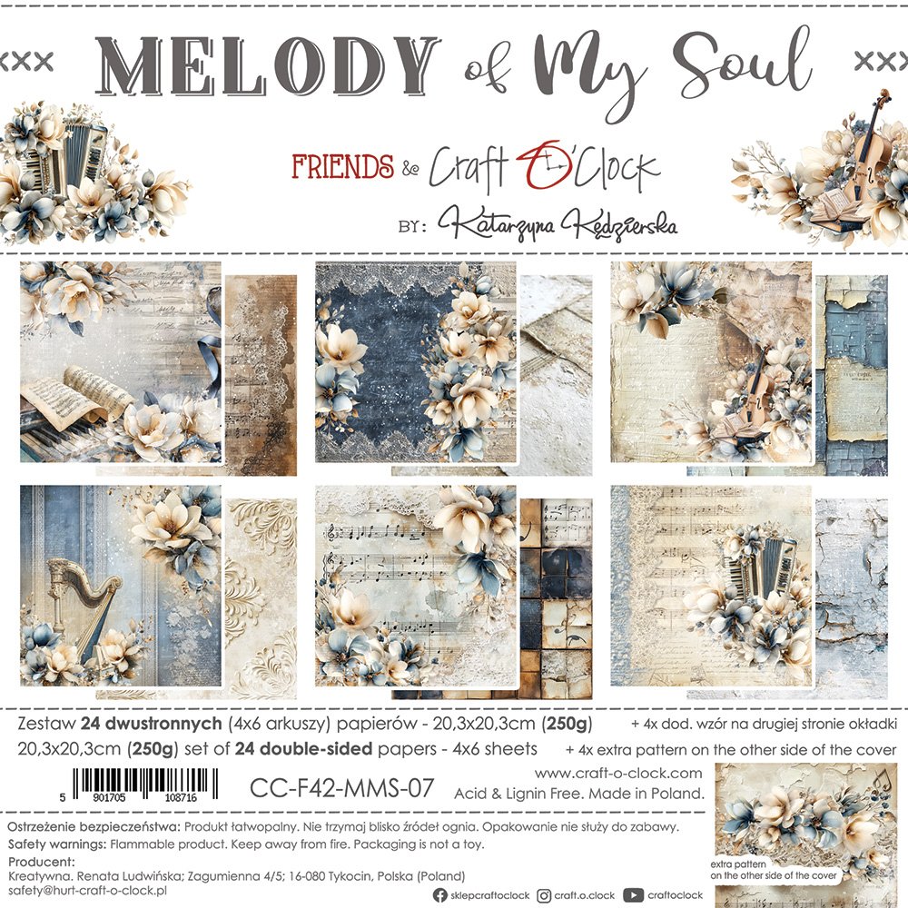 Melody oh my Soul 8x8 Main Papers