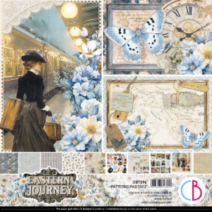 Ciao Bella Eastern Journey Patterns Pad 12"x12" 8/Pkg
