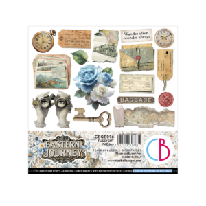 Ciao Bella Eastern Journey Fussy Cut Pad 6"x6" 24/Pkg