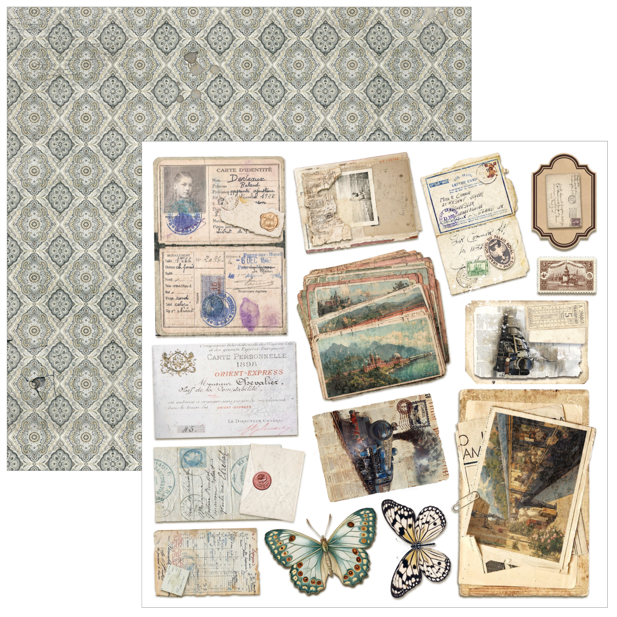 Ciao Bella Eastern Journey Fussy Cut Pad 6"x6" 24/Pkg - Image 6
