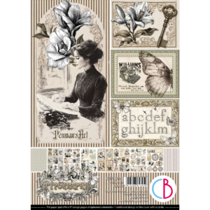 Ciao Bella Typographic Creative Pad A4 9/Pkg