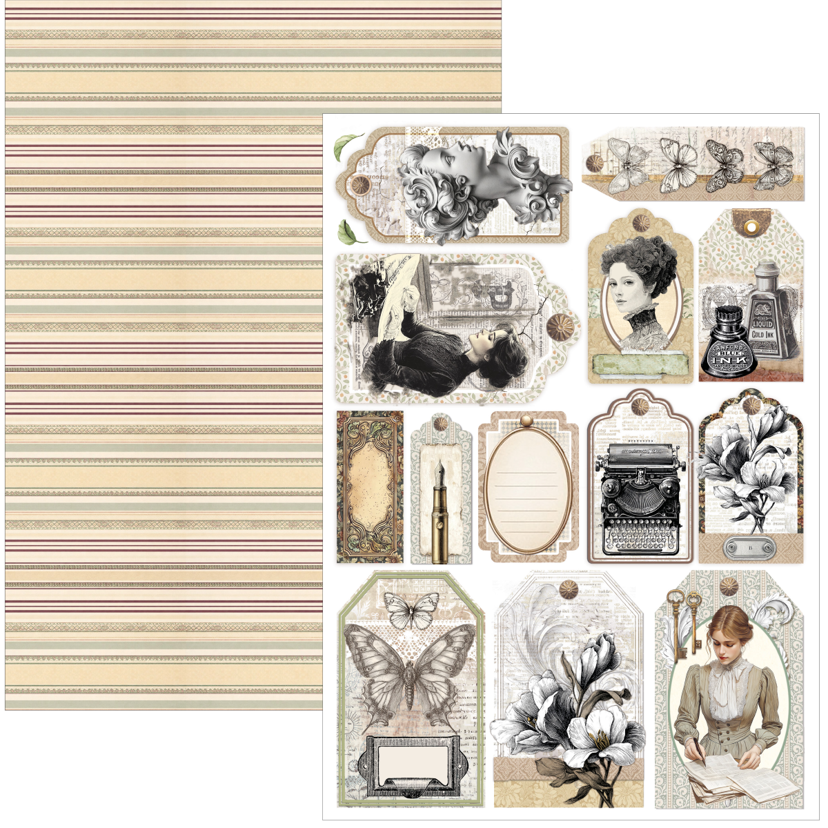 Ciao Bella Typographic Creative Pad A4 9/Pkg - Image 8