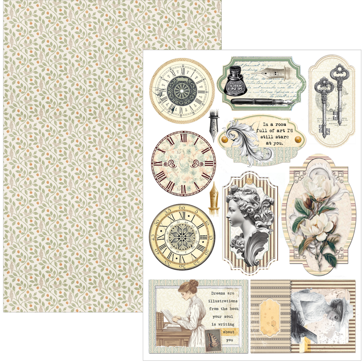 Ciao Bella Typographic Creative Pad A4 9/Pkg - Image 9