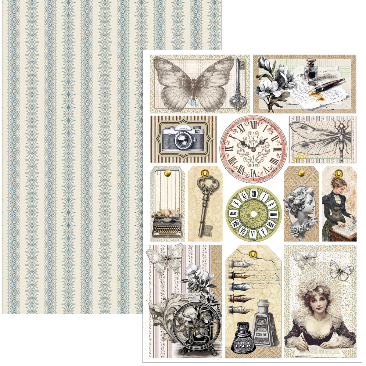 Ciao Bella Typographic Creative Pad A4 9/Pkg - Image 10