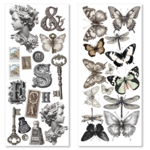 Alternative view of Ciao Bella Typographic Art Stickers transparent adhesive sheets 5/Pkg