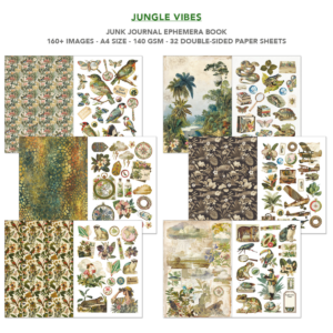 Alternative view of Ciao Bella Ephemera Book Jungle Vibes A4 32/Pkg