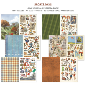 Alternative view of Ciao Bella Ephemera Book Sports Day A4 32/Pkg