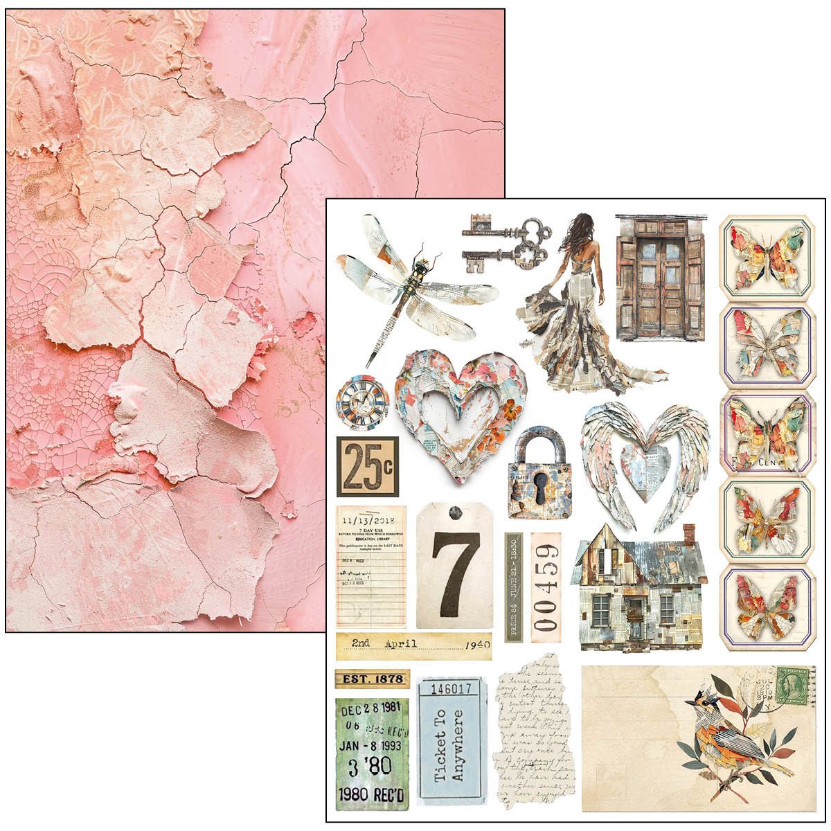 Ciao Bella Mixed Media Book Sound of Spring - Image 20