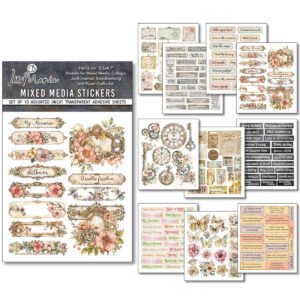 Ciao Bella Art Stickers - Lost in Time Pack of 10