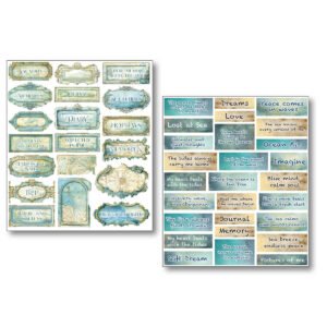 Alternative view of Ciao Bella Art Stickers - Edge of the Ocean Pack of 10