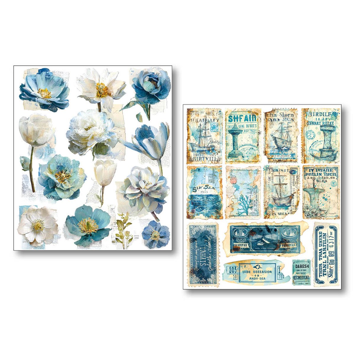 Ciao Bella Art Stickers - Edge of the Ocean Pack of 10 - Image 3