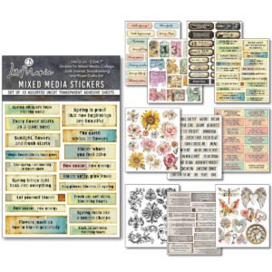 Ciao Bella Art Stickers - Sound of Spring Pack of 10