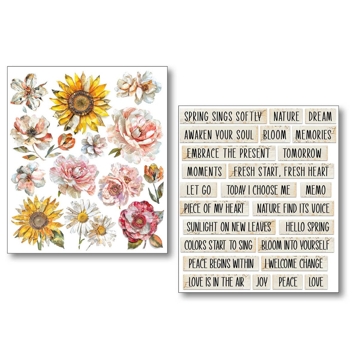 Ciao Bella Art Stickers - Sound of Spring Pack of 10 - Image 4