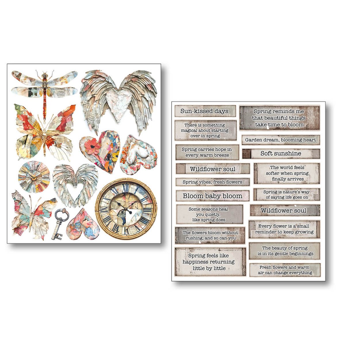 Ciao Bella Art Stickers - Sound of Spring Pack of 10 - Image 6