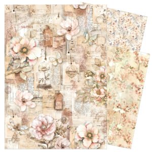 Ciao Bella Lost in Time A3 Rice Paper 3/pk