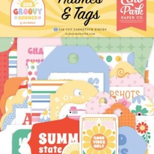 Echo Park Our Groovy Summer Frames & Tags