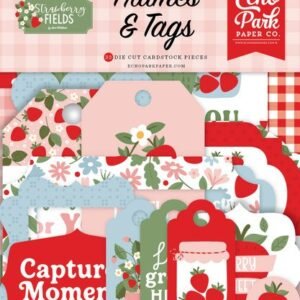 Echo Park Strawberry Fields Frames & Tags