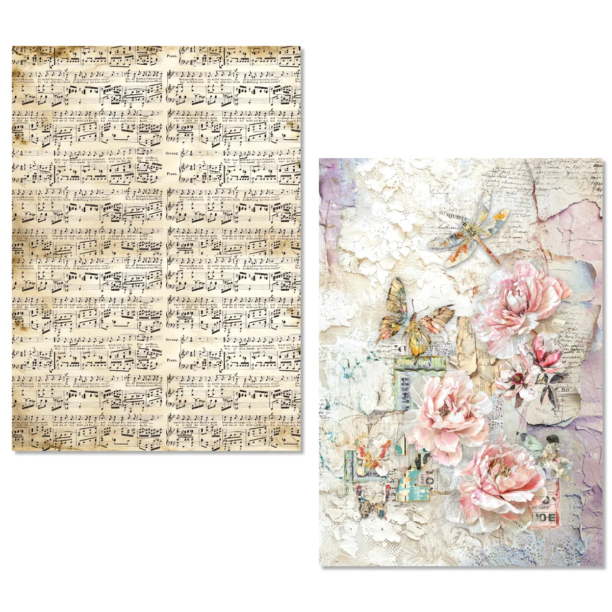 Ciao Bella Sound of Spring Rice Paper A5 MIXED 8/Pkg - Image 5