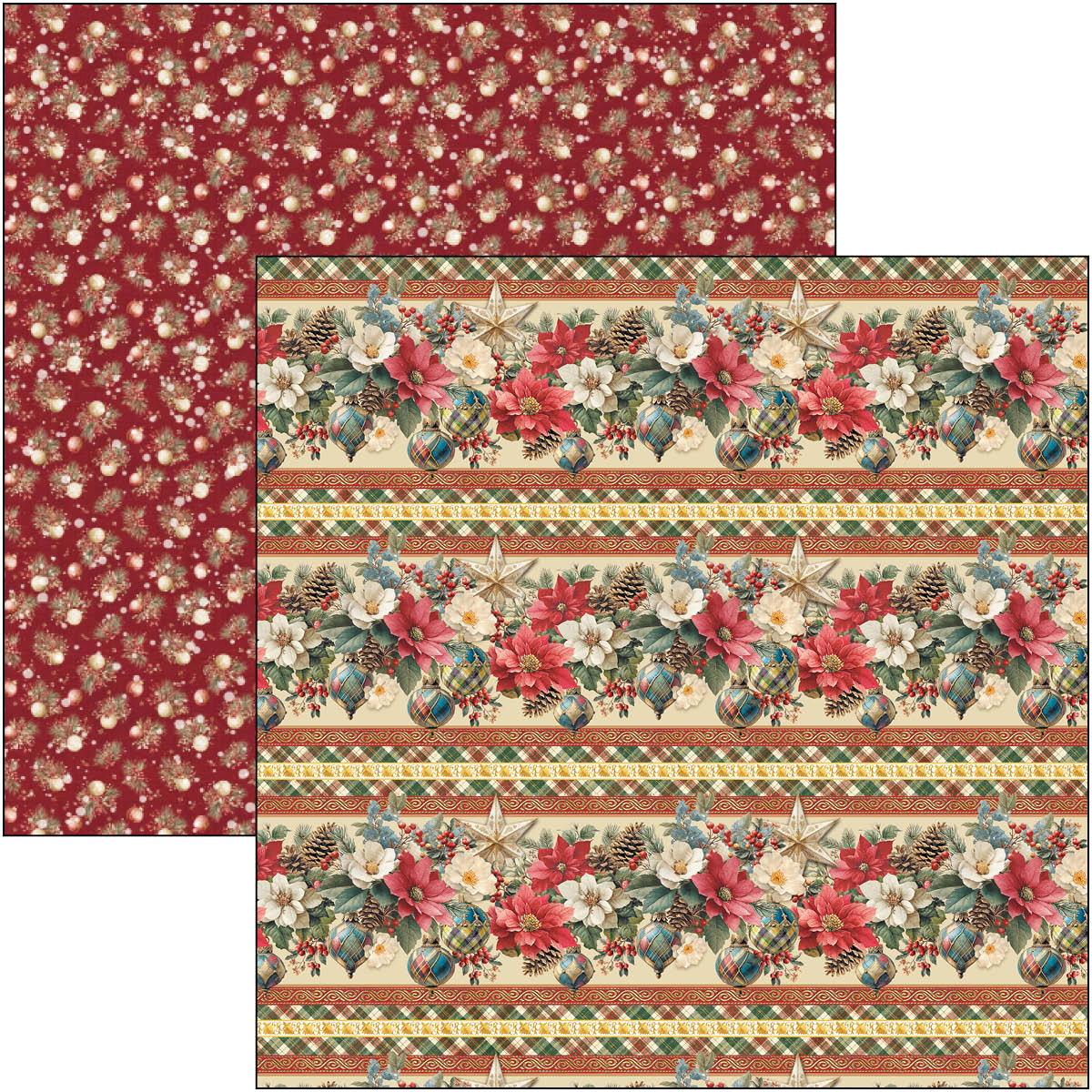 Merry & Bright Paper Pad 12"x12" 12/Pkg - Image 8