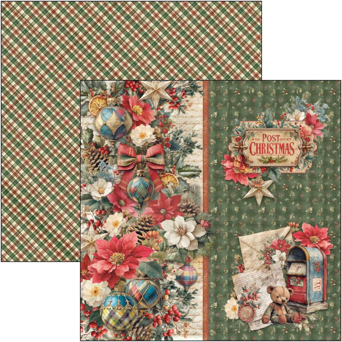 Merry & Bright Paper Pad 12"x12" 12/Pkg - Image 12