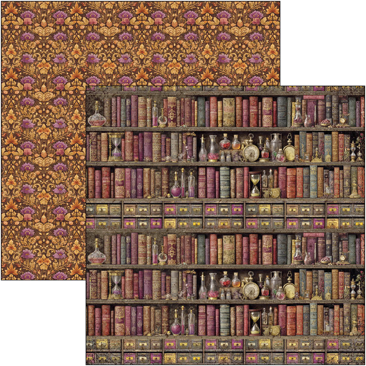 Chocolate Wanderlust Patterns Pad 12"x12" 8/Pkg - Image 7