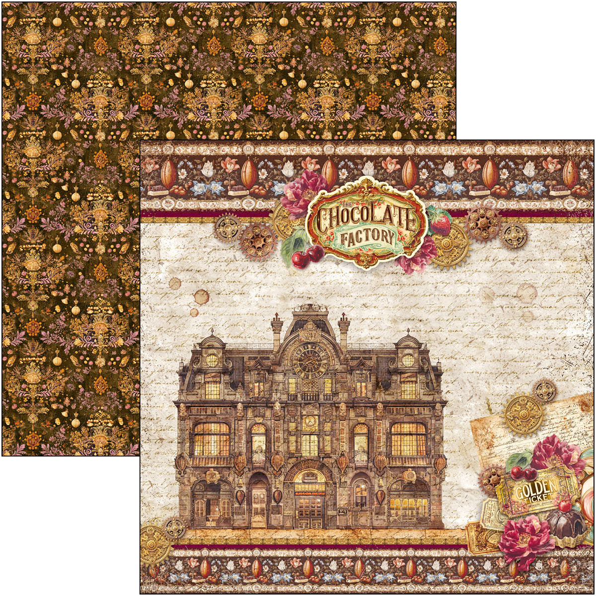 Chocolate Wanderlust Paper Pad 8"x8" 12/Pkg - Image 4