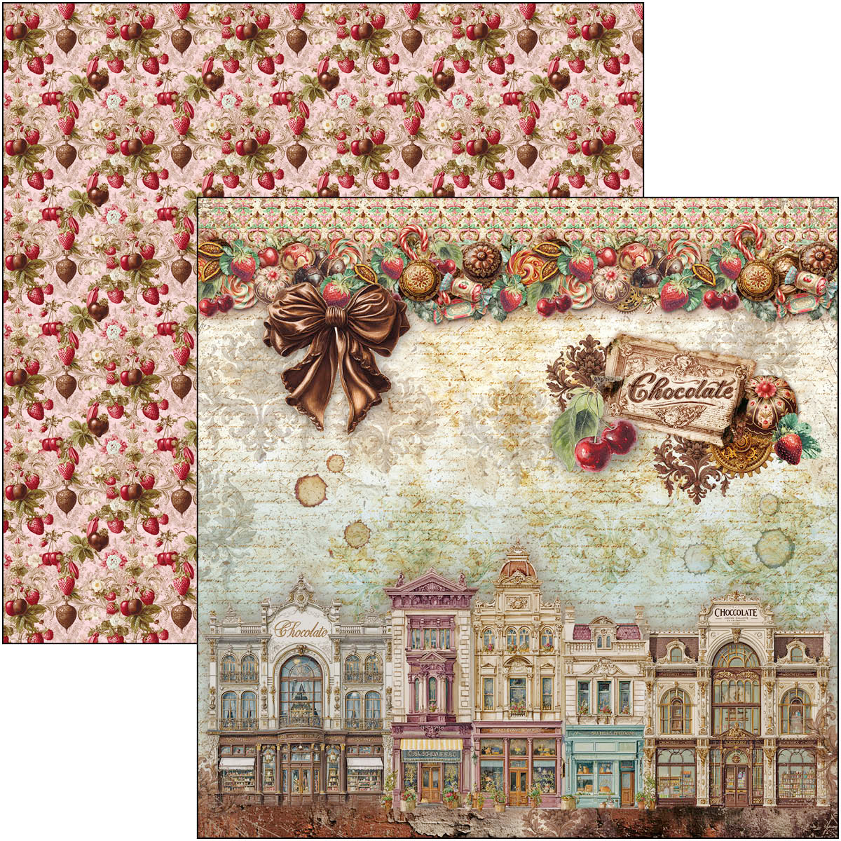 Chocolate Wanderlust Paper Pad 8"x8" 12/Pkg - Image 8