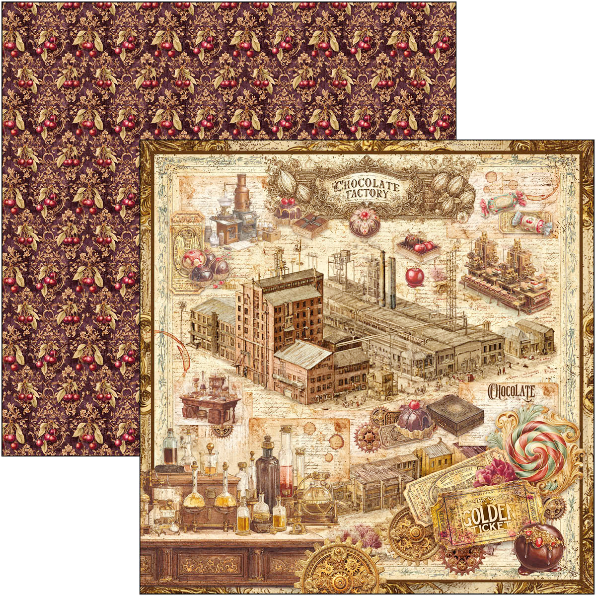 Chocolate Wanderlust Paper Pad 8"x8" 12/Pkg - Image 12