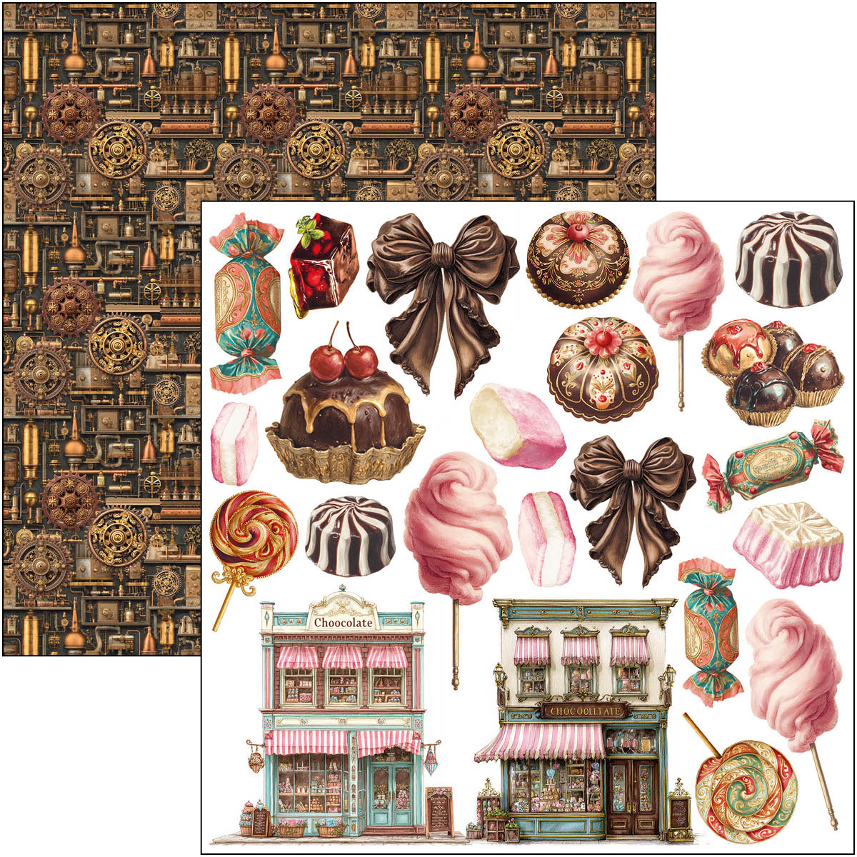 Chocolate Wanderlust Fussy Cut Pad 6"x6" 24/Pkg - Image 4