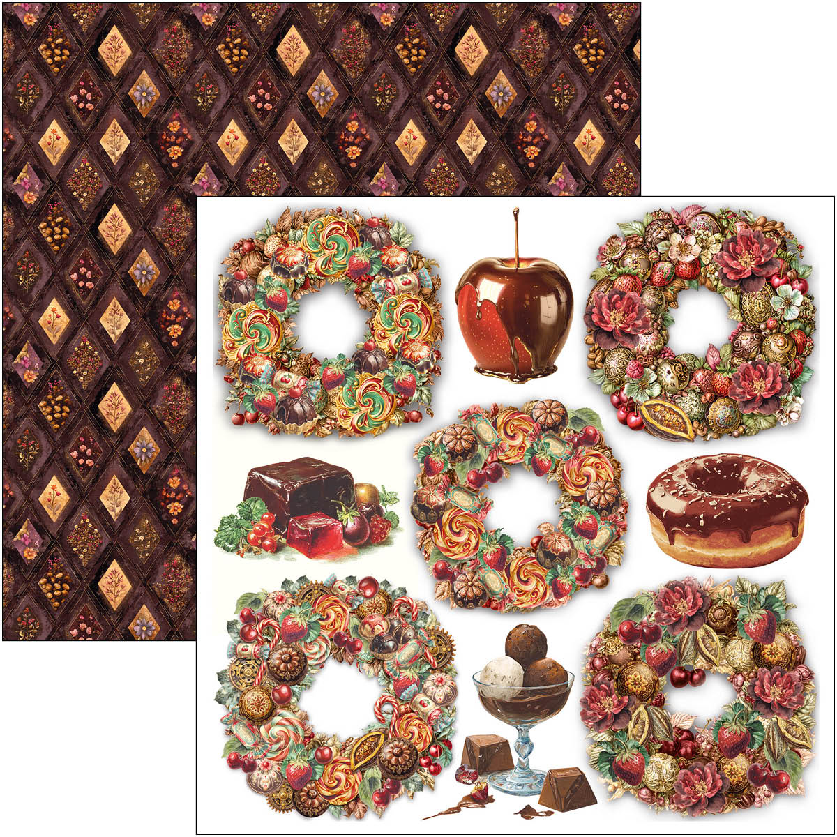 Chocolate Wanderlust Fussy Cut Pad 6"x6" 24/Pkg - Image 5