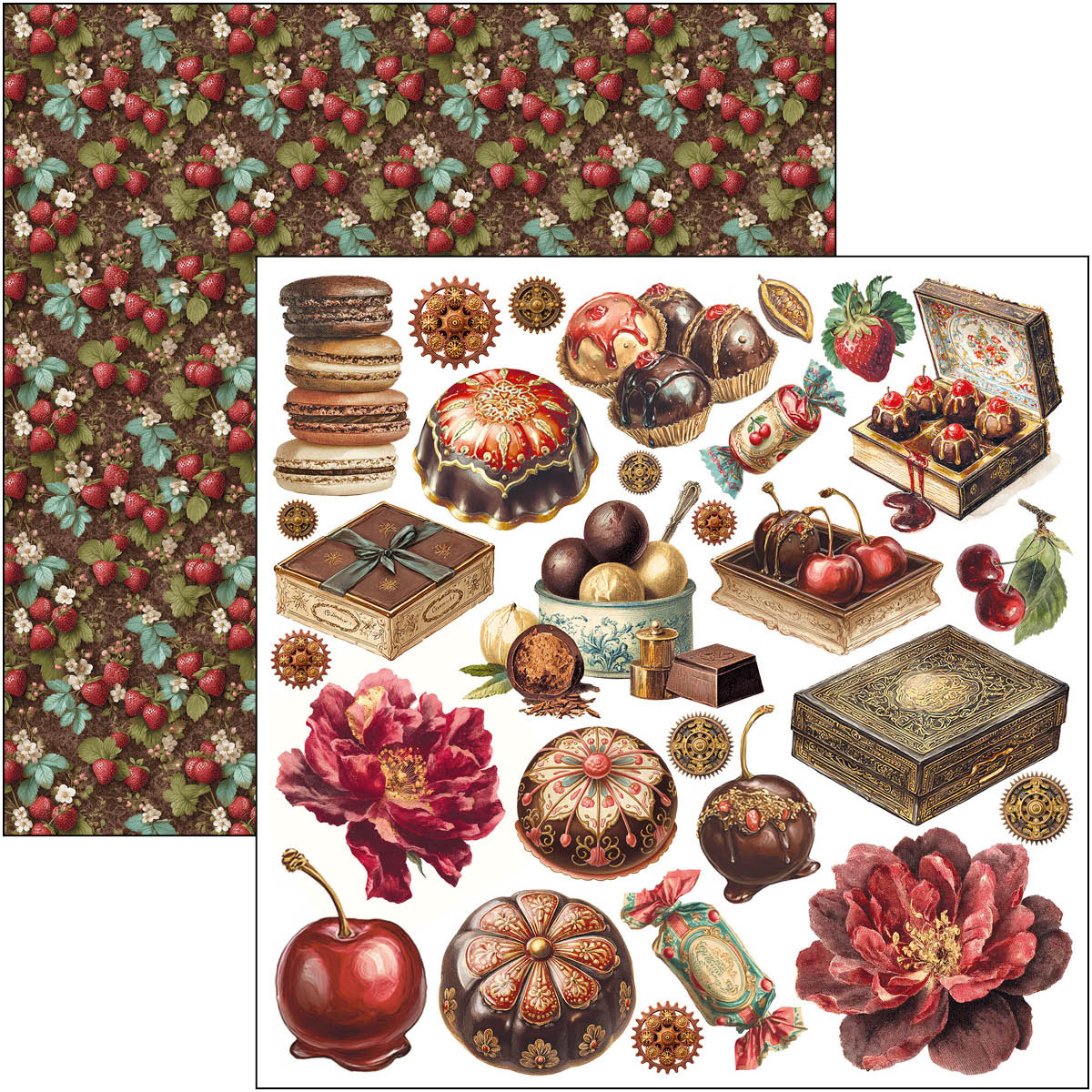 Chocolate Wanderlust Fussy Cut Pad 6"x6" 24/Pkg - Image 6