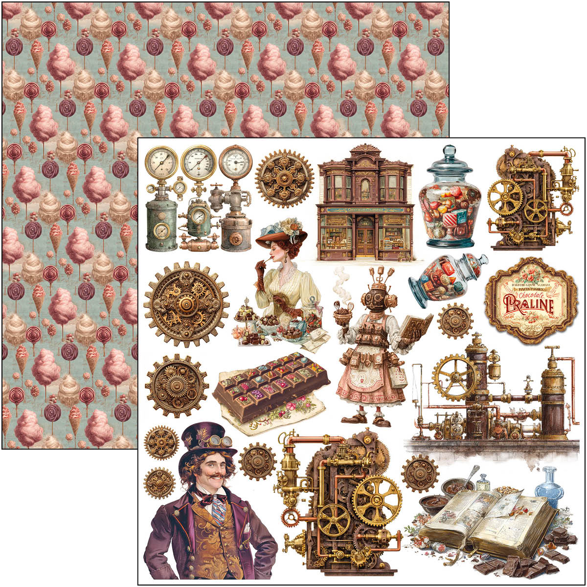 Chocolate Wanderlust Fussy Cut Pad 6"x6" 24/Pkg - Image 7