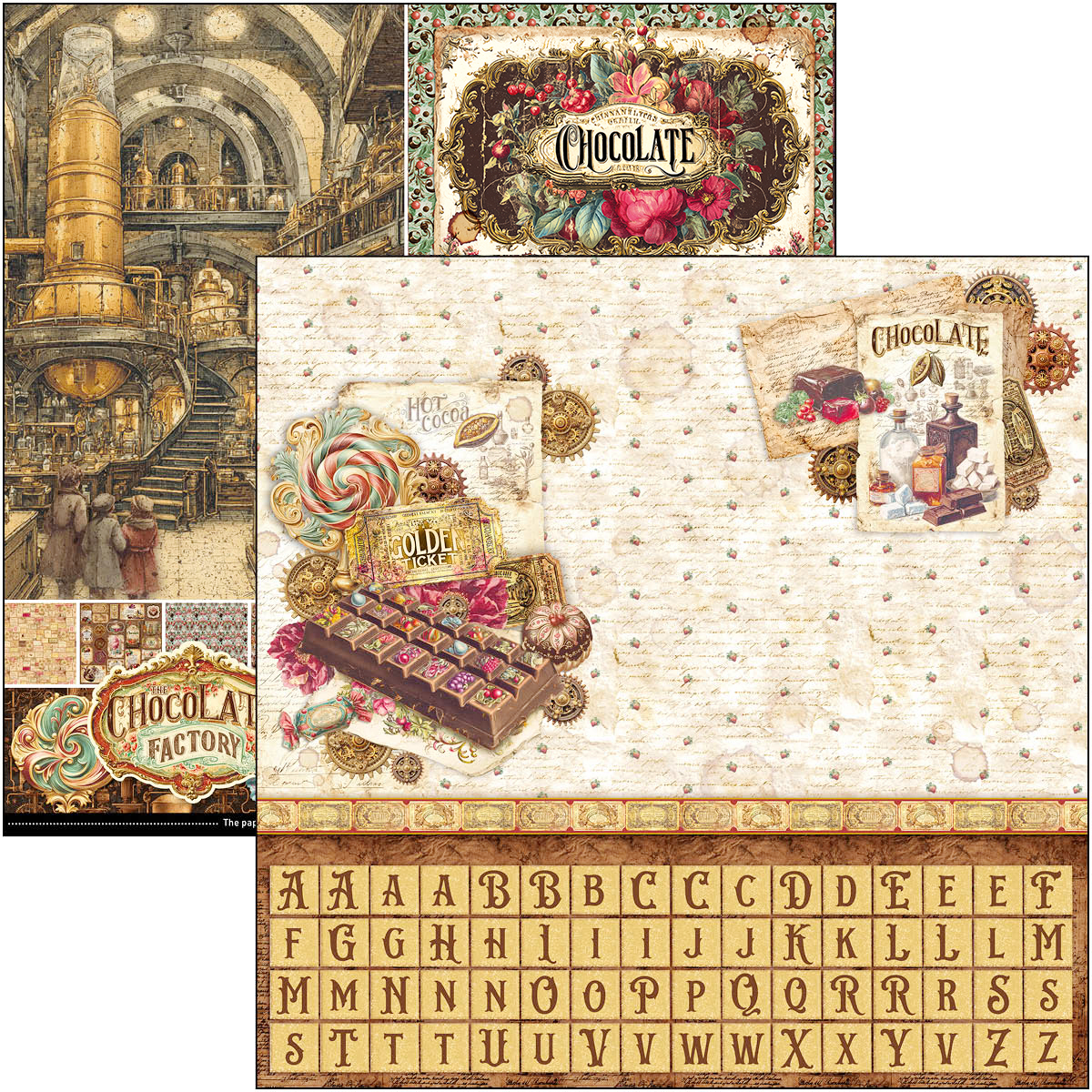 Chocolate Wanderlust Patterns Pad 12"x12" 8/Pkg - Image 9