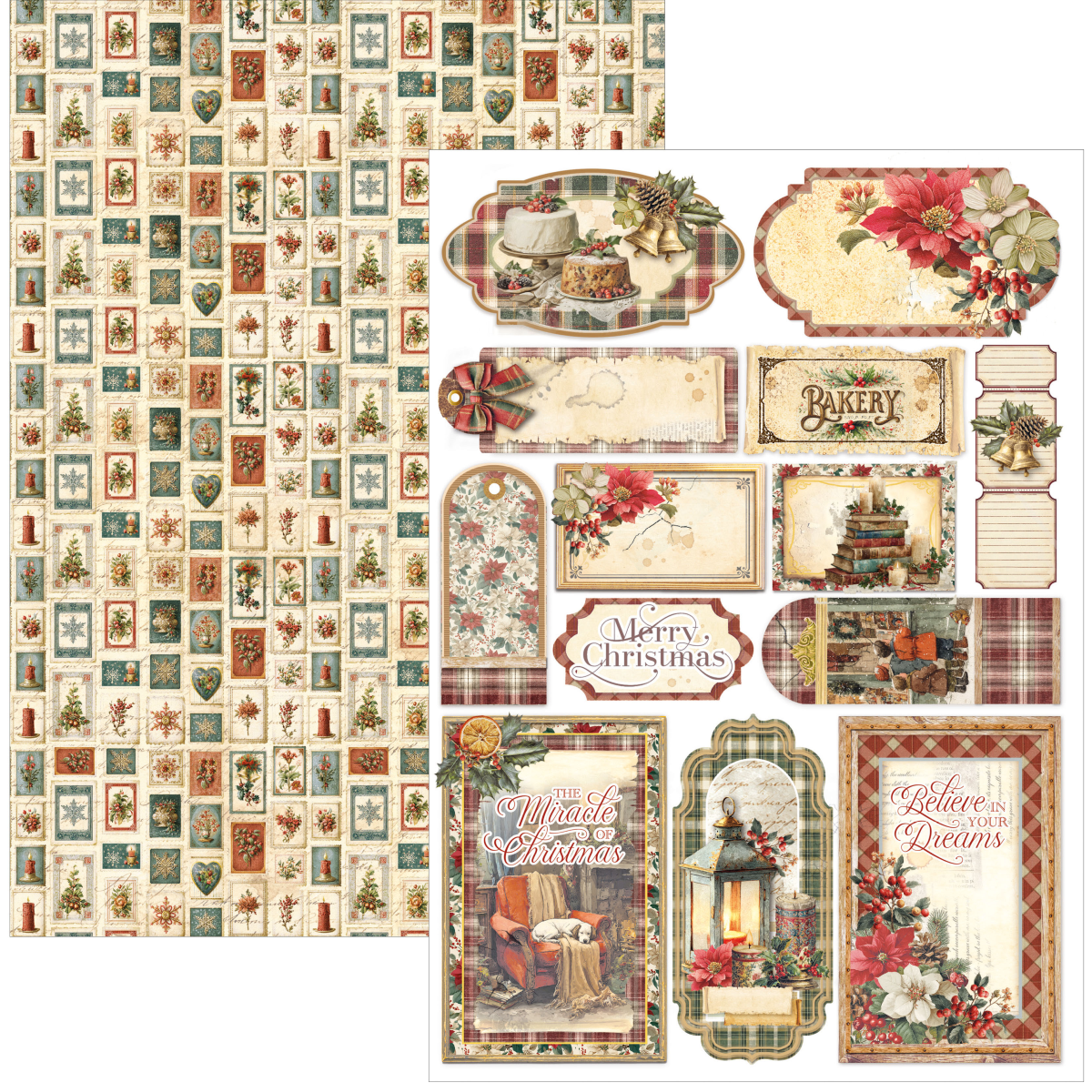Merry & Bright Creative Pad A4 9/Pkg - Image 3